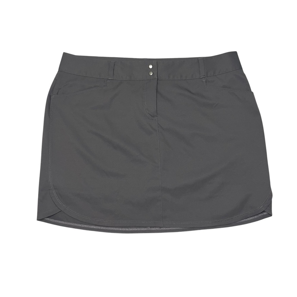 Grey Adidas Golf Skort Sporty Skirt Sportswear Athletic Active Tennis Fitness